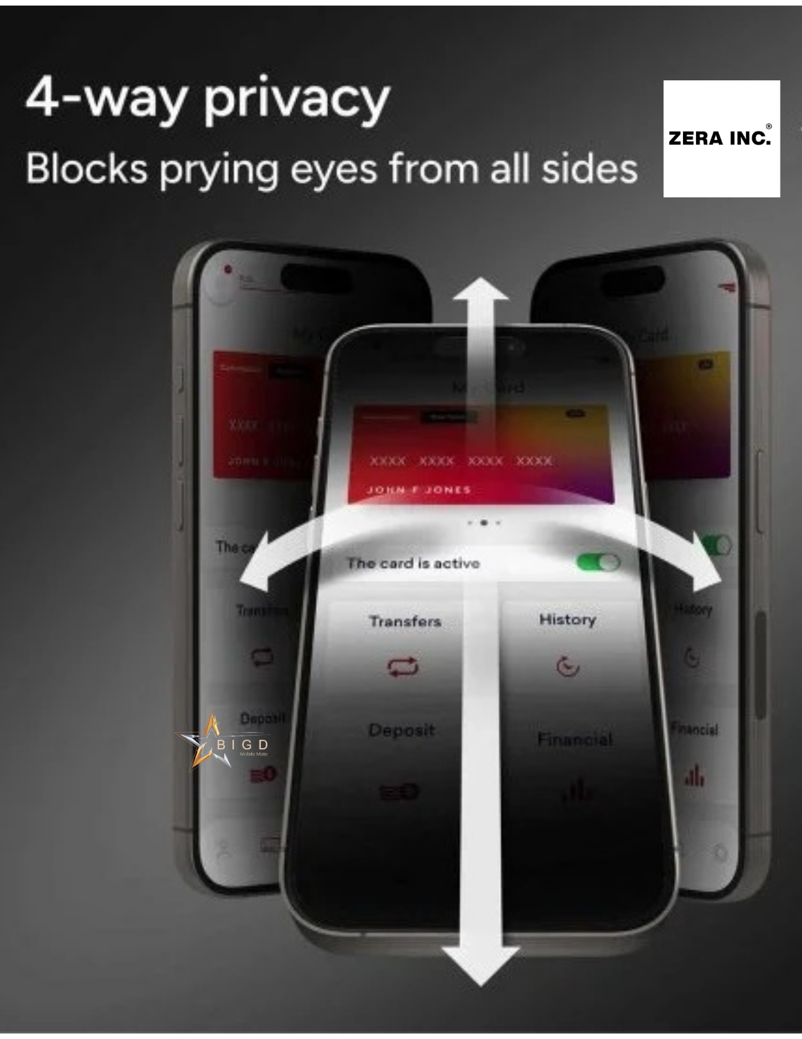 iphone-360° Privacy strong Screen protectors